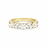 Round Five Stone Anniversary Ring