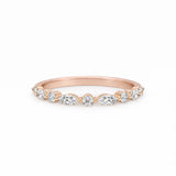 Marquise & Round Anniversary Ring