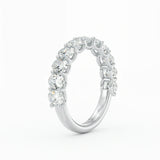 Oval Half Eternity Ring
