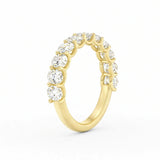 Oval Half Eternity Ring