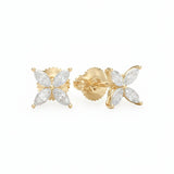 Marquise Flower Earrings