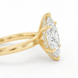 Celeste Hidden Halo Solitaire Engagement Ring