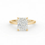 Celeste Hidden Halo Solitaire Engagement Ring