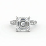 Athena Hidden Halo Engagement Ring