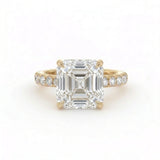 Athena Hidden Halo Engagement Ring