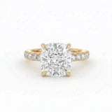 Athena Hidden Halo Engagement Ring