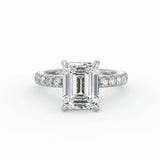 Athena Hidden Halo Engagement Ring