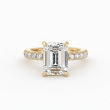 Athena Hidden Halo Engagement Ring