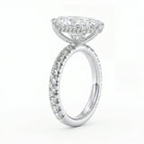 Athena Hidden Halo Engagement Ring