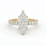 Athena Hidden Halo Engagement Ring