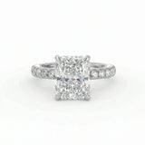 Athena Hidden Halo Engagement Ring