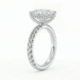 Athena Hidden Halo Engagement Ring