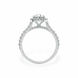 Oval Halo Engagement Ring