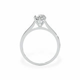 Classic Cathedral Solitaire Marquise Engagement Ring