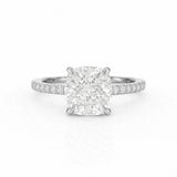 Signature Hidden Halo Engagement Ring