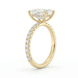 Signature Hidden Halo Engagement Ring