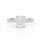 Signature Hidden Halo Engagement Ring