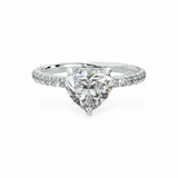 Signature Hidden Halo Engagement Ring