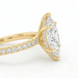 Signature Hidden Halo Engagement Ring