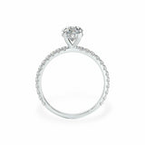 Signature Hidden Halo Engagement Ring