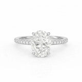 Signature Hidden Halo Engagement Ring