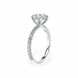 Signature Hidden Halo Engagement Ring