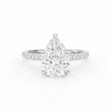 Signature Hidden Halo Engagement Ring