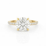 Signature Hidden Halo Engagement Ring