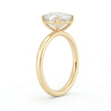 Traditional Solitaire Round Engagement Ring (6-Claws)