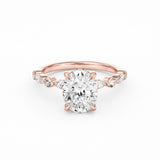 Versailles Hidden Halo Engagement Ring
