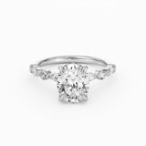Versailles Hidden Halo Engagement Ring