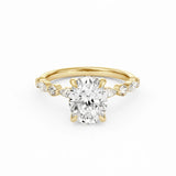 Versailles Hidden Halo Engagement Ring