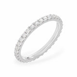 Scalloped Pavé Mini Eternity Band