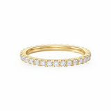 Scalloped Pavé Mini Eternity Band