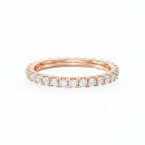 Scalloped Pavé Extra Small Eternity Band