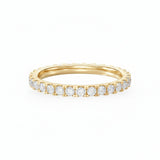 Scalloped Pavé Extra Small Eternity Band