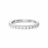 Scalloped Pavé Small Eternity Band