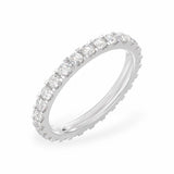 Scalloped Pavé Small Eternity Band