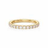 Scalloped Pavé Small Eternity Band