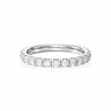 Scalloped Pavé Medium Eternity Band