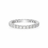 Round Shared Prong Extra Small Eternity Band