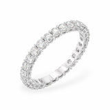 Round Shared Prong Extra Small Eternity Band