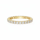 Round Shared Prong Extra Small Eternity Band