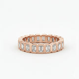 Bezel Emerald Eternity Ring