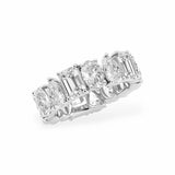 Multi-Shape Moissanite Eternity Band