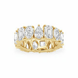 Multi-Shape Moissanite Eternity Band