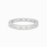 Bezel Baguette Eternity Ring