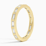 Bezel Baguette Eternity Ring