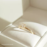 The Promesse Ring — lab diamond promise ring in 14k yellow gold by Tang & Co.
