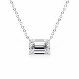 Emerald Solitaire Pendant